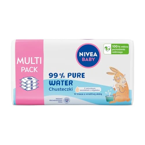 NIVEA Baby Salviette umidificate Pure Water 3x57 pz