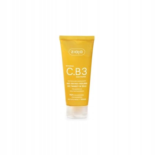Ziaja Gel Scrub Viso alla Vitamina CB3 Niacinamide Gel esfoliante multivitaminico donna 100ml
