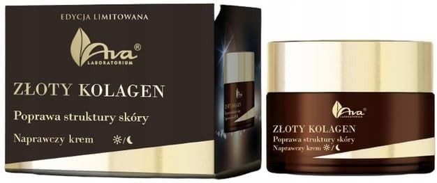 AVA LABORATORIUM Crema riparatrice al collagene dorato 50ml