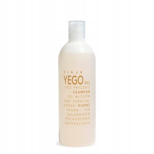 ZIAJA Yego Gel doccia e shampoo per capelli al Pepe di Montagna 400ml
