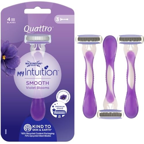 WILKINSON MyIntuition Rasoi Smooth Violet Bloom Quattro 3 pz