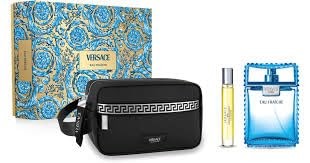 Versace Man Eau Fraiche Giftset 110ml eau de toilette Spray 100ml-eau de toilette Spray 10ml-Toiletbag