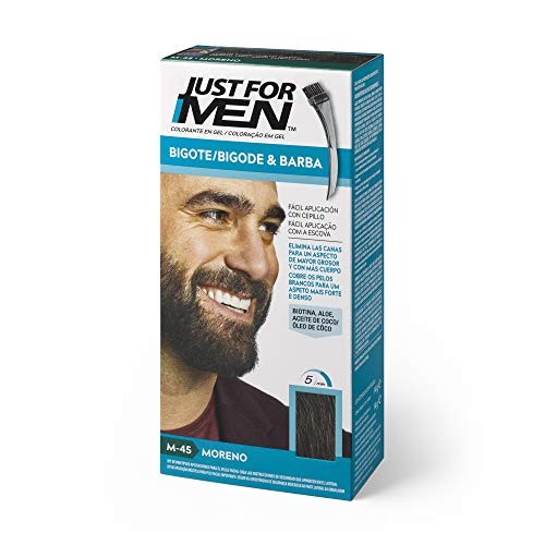 Just For Men COLORANTE en gel bigote barba y patillas moreno 15 ml Uomo