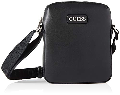 Guess Dan Document Holder Crossbody Bag Black Mini Uomo