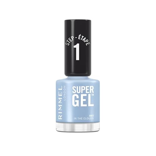 Rimmel Super Gel STEP1 Gel nail polish 12 ml 060 In The Clouds donna