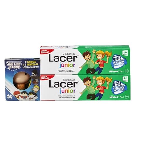 Lacer JUNIOR duo mint dental gel gift 2 x 75ml 2 u unisex 2u