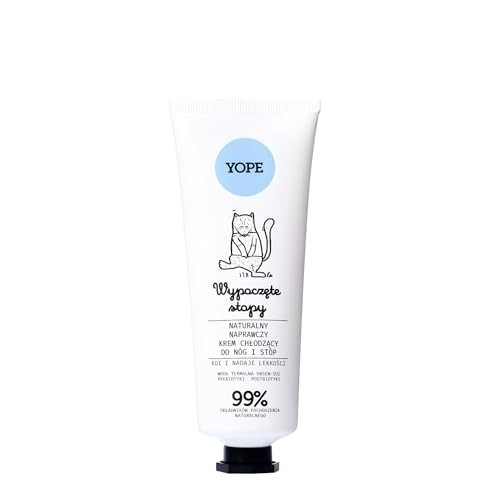 YOPE Crema rinfrescante riparatrice naturale per gambe e piedi Wypoczete Stopy 75ml