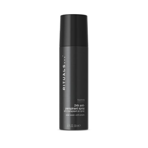 Rituals Homme 24H Anti-Perspirant Spray 200ml Cedar Wood + Vit E Complex