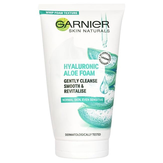 GARNIER Schiuma detergente in schiuma di aloe ialuronica Skin Naturals 150ml Donna