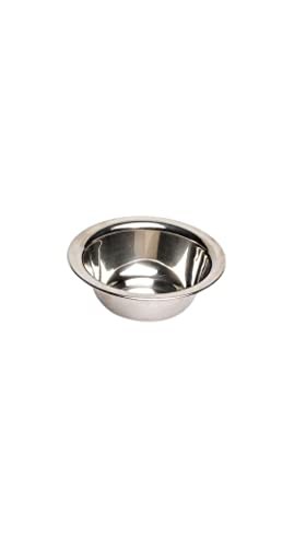 Depot Accessories No 741 Promotional Steel Shaving Bowl Silver donna