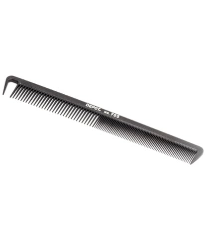 Depot Accessories No 705 Carbon Hair Comb Black donna