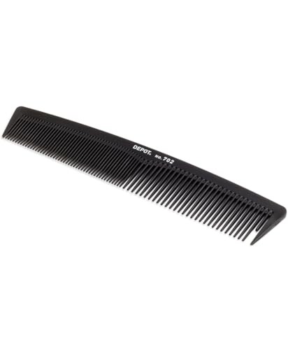 Depot Accessories No 702 Carbon Hair Comb Black donna