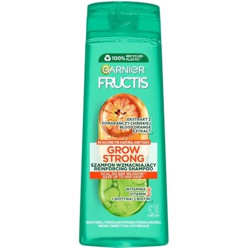 GARNIER Fructis Grow Strong Reinforcing Shampoo shampoo rinforzante Arancia 400ml