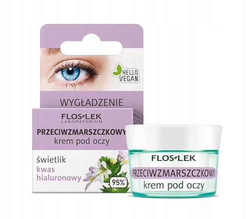 FLOSLEK Pharma Crema contorno occhi levigante antirughe con lucernario e acido ialuronico 15ml