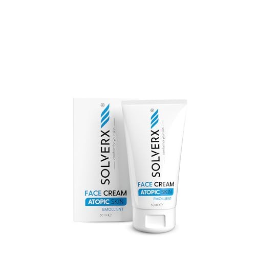 SOLVERX Atopic Skin Crema viso emolliente per pelle atopica 50ml