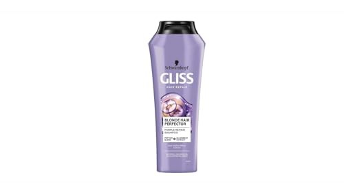Schwarzkopf Professional Gliss Kur Blonde Hair Perfector Purple Repair Shampoo capelli biondi Shampoo rigenerante 250ml Donna