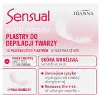 JOANNA Sensual strisce depilatorie viso ipoallergeniche 12 pz