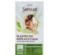 JOANNA Sensual strisce depilatorie corpo capelli forti 12 pz olio lenitivo irritazioni 10 ml
