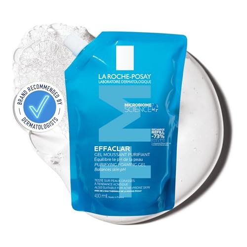 La Roche Posay EFFACLAR purifying moussant gel recharge 400ml donna
