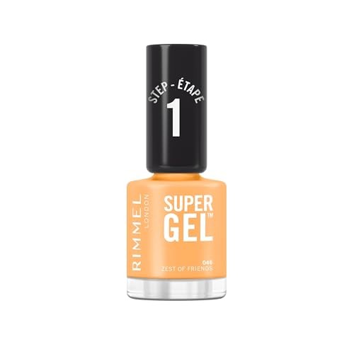 Rimmel Super Gel STEP1 Gel nail polish 12 ml 046 Zest Of Friends donna