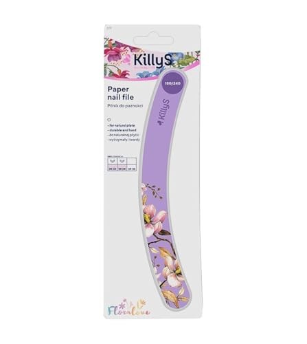 KILLYS Floralove Lima per unghie in carta Banana Lima in carta viola 180240