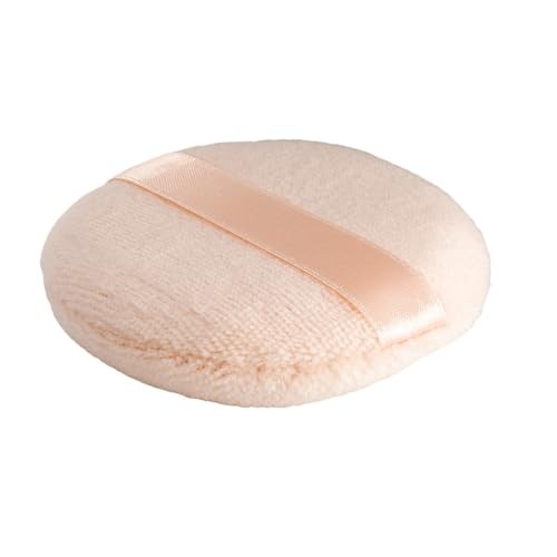 INTERVION Powder Puff Piumino da cipria in cotone
