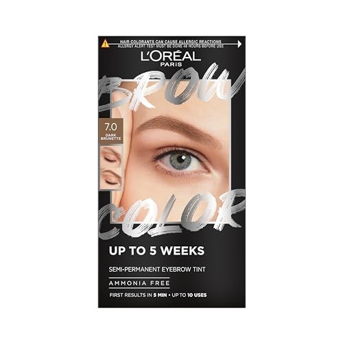 LOral Brow Color Tinta semipermanente per sopracciglia 1 pz donna 70 Dark Blond