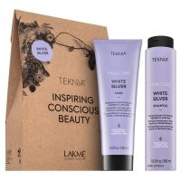 Lakmé Teknia White Silver Pack 300ml + 250ml