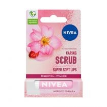 NIVEA Caring Scrub Scrub labbra Wild Rose 48 g