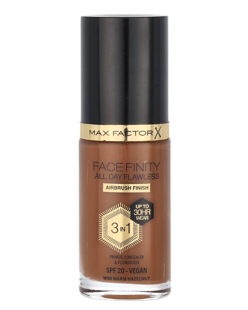 Max Factor FACEFINITY ALL DAY FLAWLESS 3 IN 1 foundation W98warm hazelnut 30ml donna
