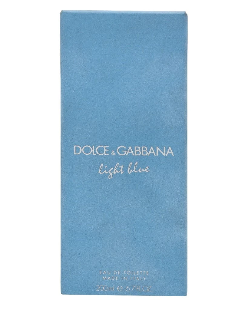 Dolce and Gabbana LIGHT BLUE POUR FEMME eau de toilette spray 200ml donna