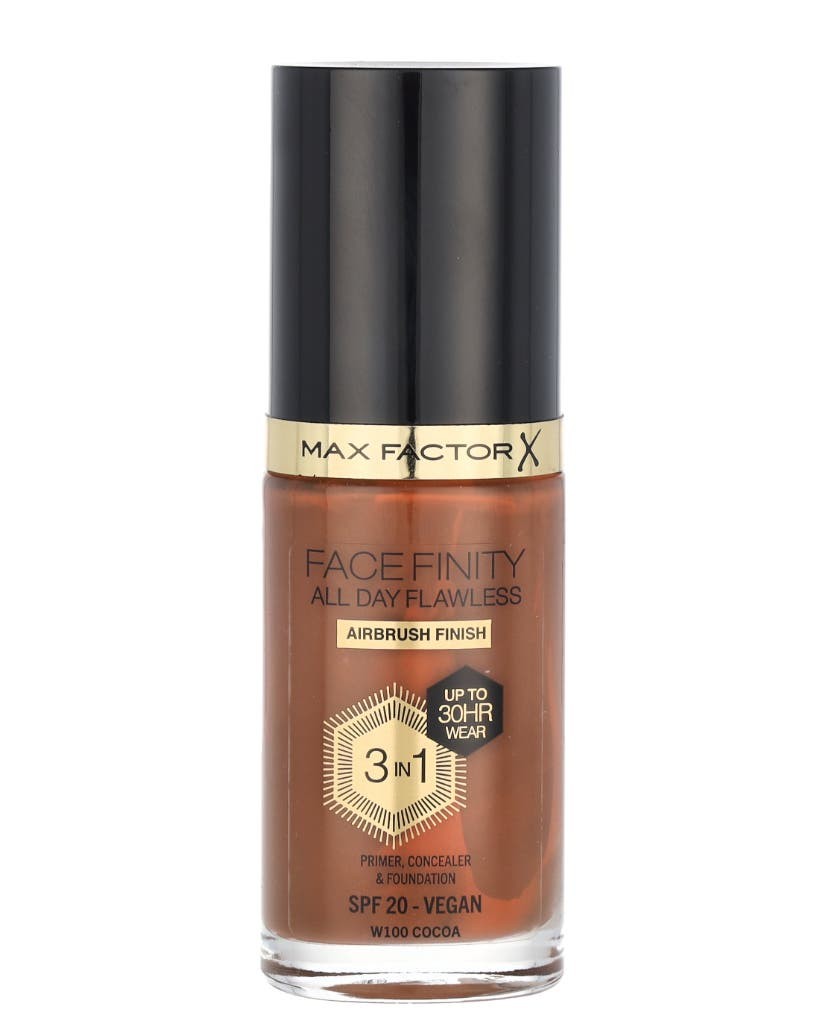 Max Factor FACEFINITY ALL DAY FLAWLESS 3 IN 1 foundation n100 cocoa 30ml unisex 30ml