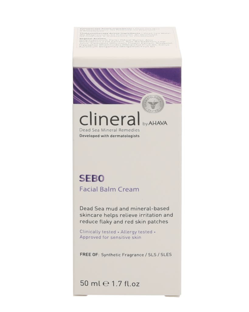 Ahava Clineral SEBO Facial Balm Cream Crema viso intensiva 50ml Donna