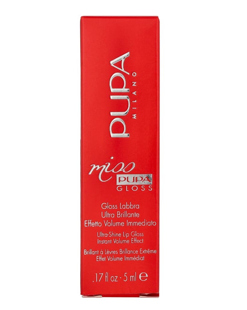 Pupa Miss Pupa Gloss Gloss ultra brillante effetto volume istantaneo 5 ml donna 100 Crystal Glass