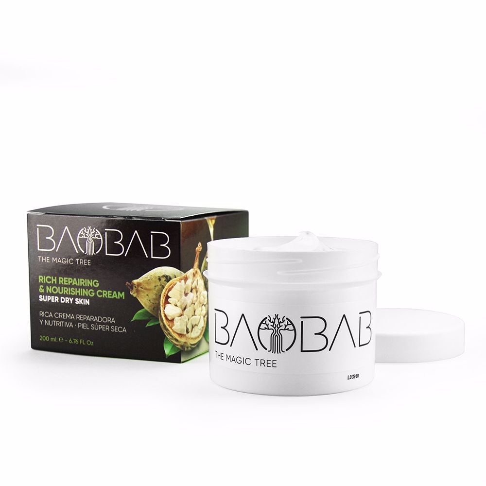 Diet Esthetic Baobab The Magic Tree Rich Crema Riparatrice e Nutriente Crema Rigenerante Pelle Secca 200ml Donna