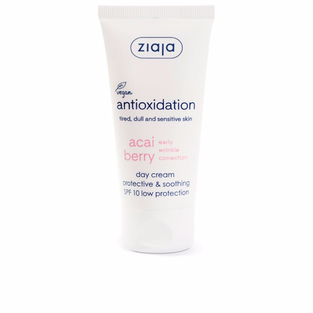 Ziaja Crema Giorno Lenitiva SPF 10 Crema Giorno Protettiva e Lenitiva Acai Berry 50ml 50ml Donna