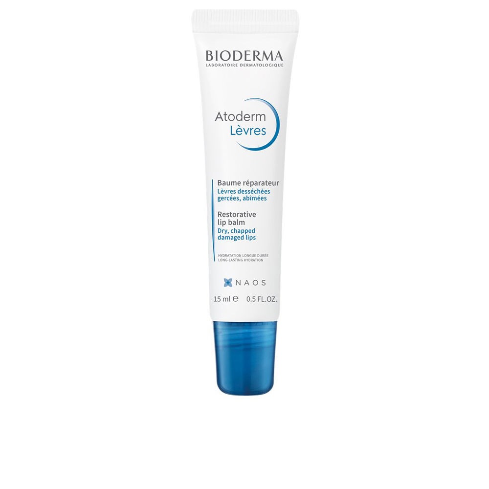 Bioderma Atoderm Levres Restorative Lip Balm Balsamo idratante per labbra screpolate e secche 15 ml donna