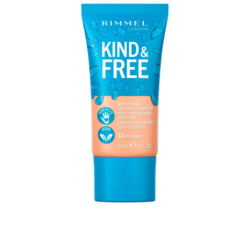 Rimmel Kind and Free Idratante Fondotinta Tinta per la Pelle Make up 30ml 400 Beige Naturale Donna