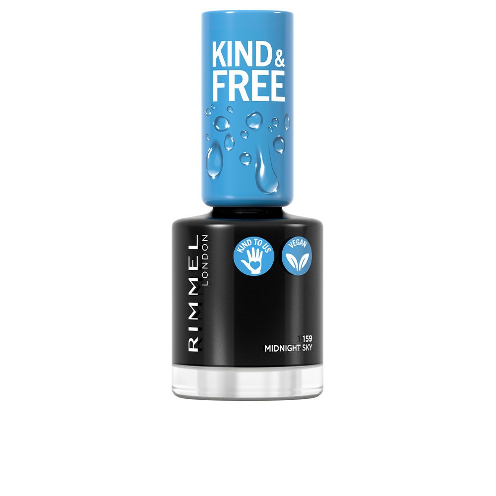 Rimmel Smalto per unghie gentile e gratuito Smalto per unghie 8ml 159 Cielo di mezzanotte Donna