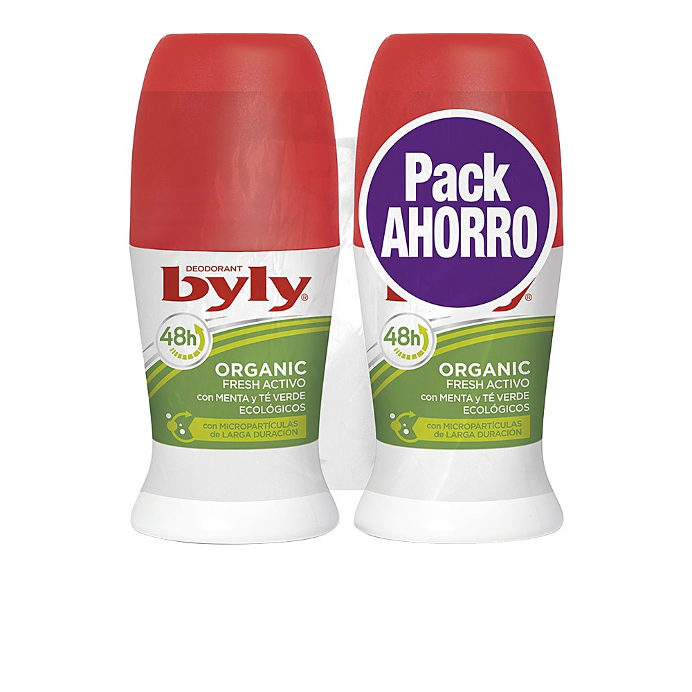 Byly ORGANIC EXTRA FRESH DEO ROLLON LOTE 2 x 50 ml Unisex