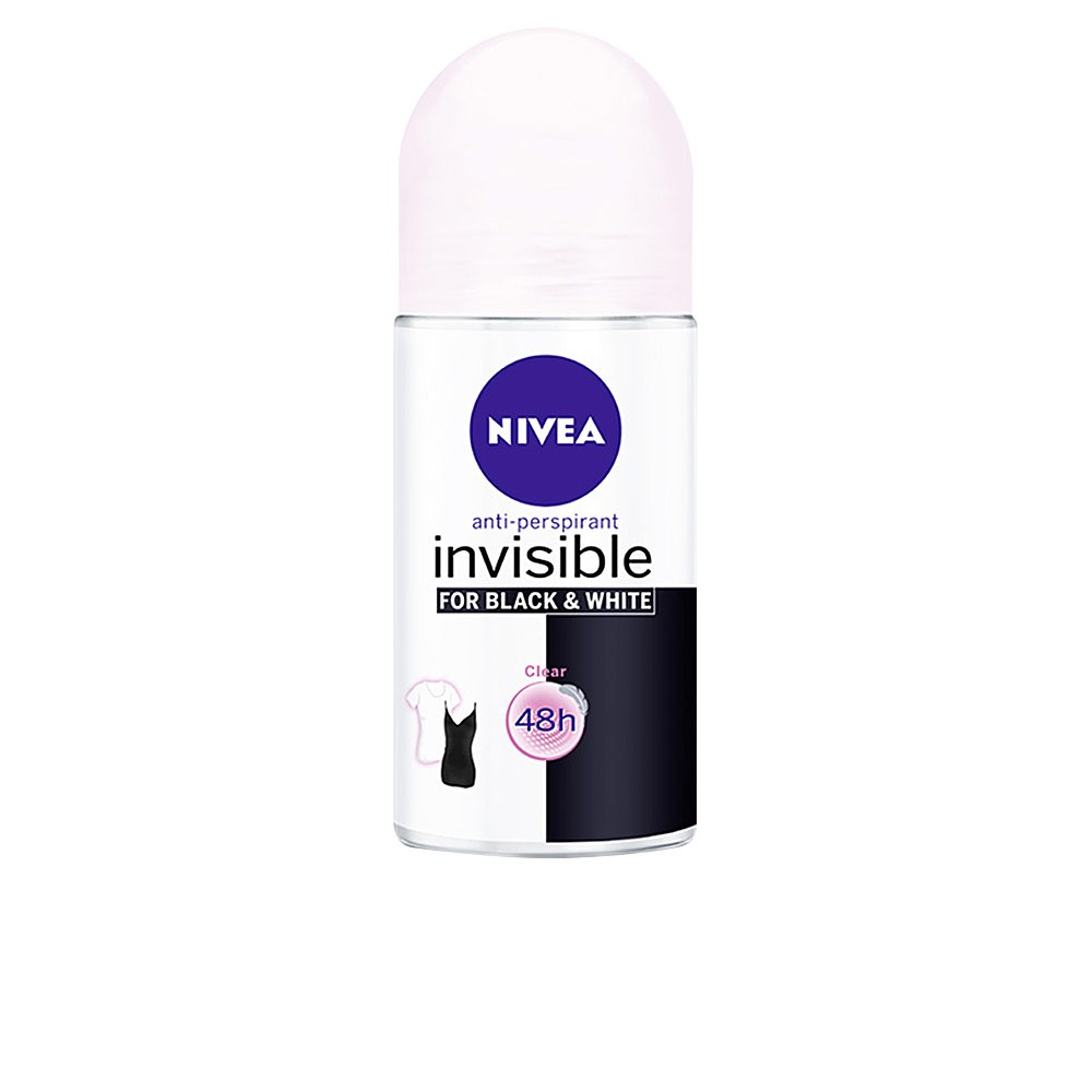 Nivea BLACK WHITE INVISIBLE deo rollon 50 ml Unisex