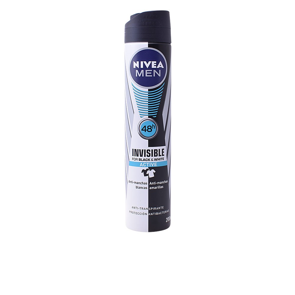 Nivea MEN BLACK WHITE ACTIVE deo vapo 200 ml Uomo