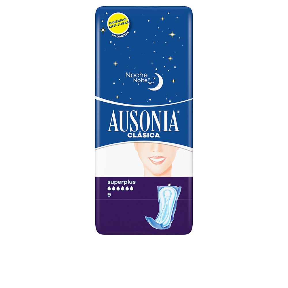 Ausonia AUSONIA NOCHE compresas super plus 9 u Unisex