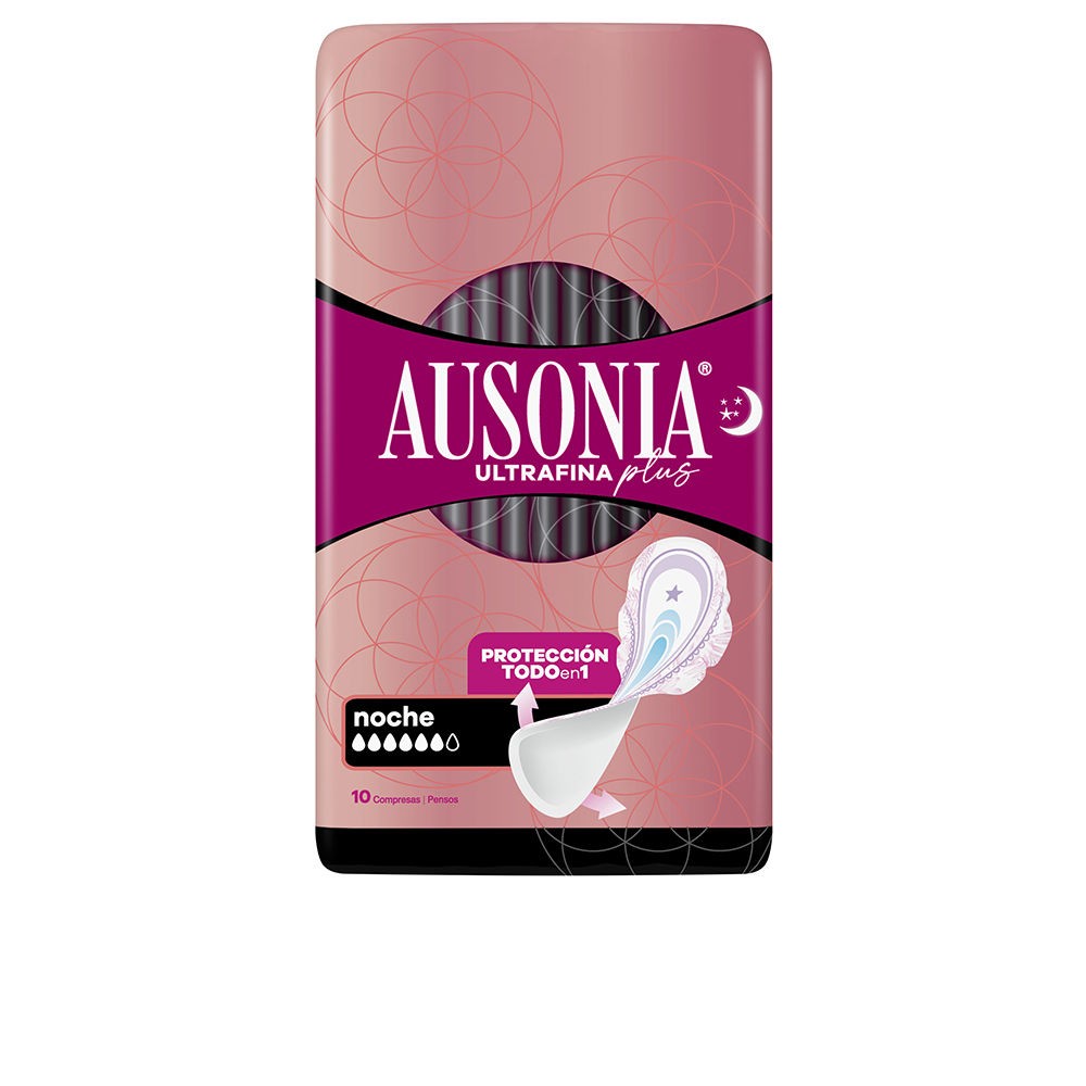 Ausonia AUSONIA ULTRAFINA PLUS compresas noche alas 10 u Unisex