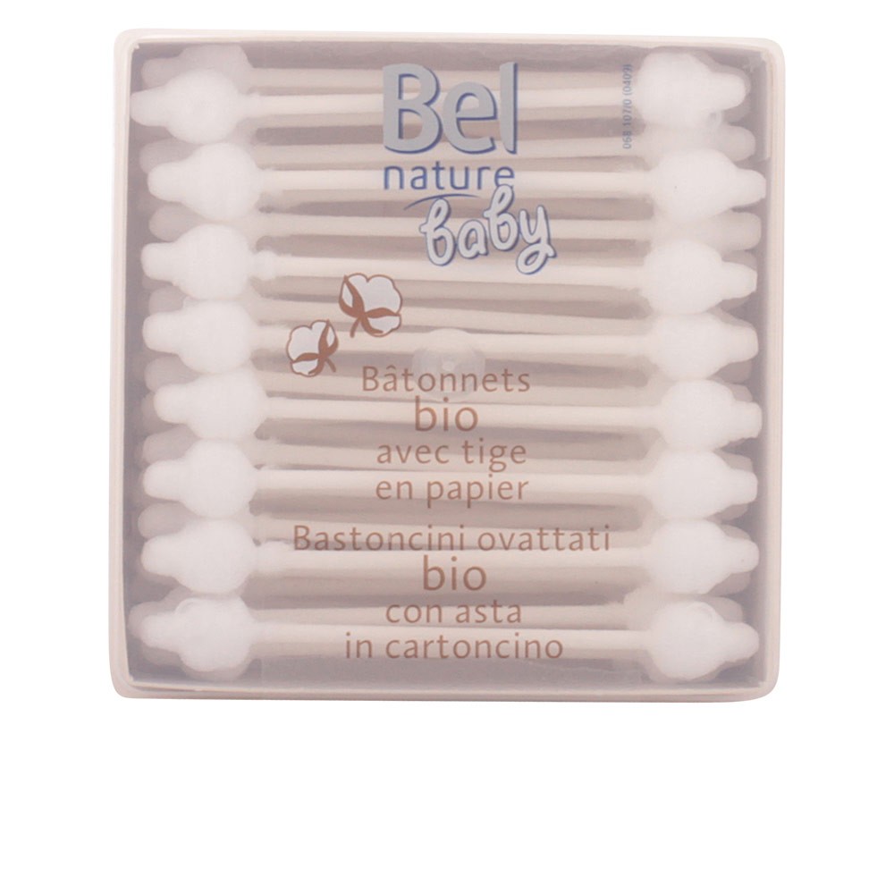 Bel NATURE ECOCERT bastoncillos seguridad algodn 100 60 pz Unisex