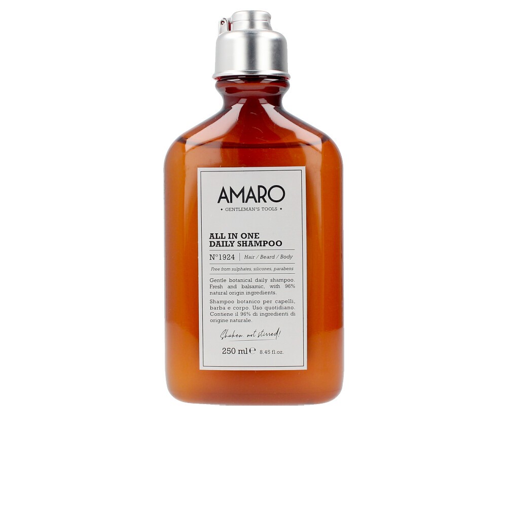 Farmavita AMARO all in one daily shampoo n1924 hairbeardbody 250 ml Uomo