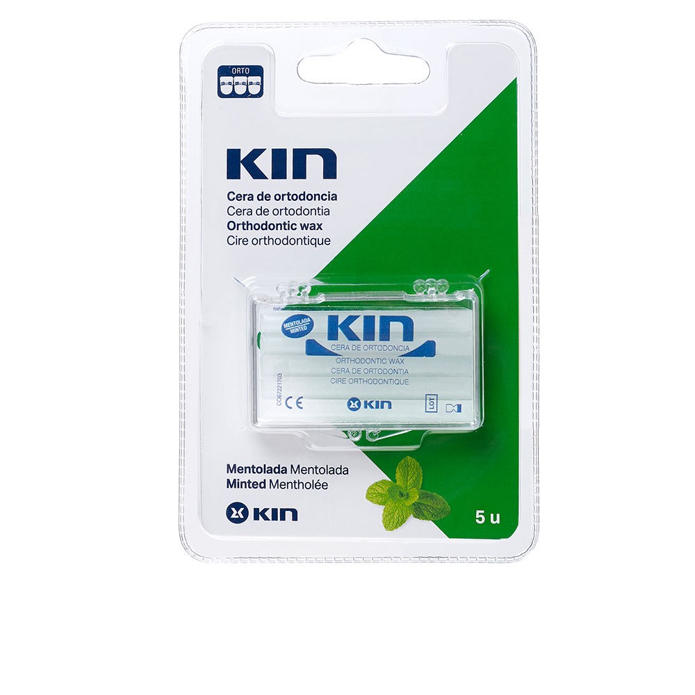 Kin KIN CERA de ortodoncia mentolada 5 u Unisex