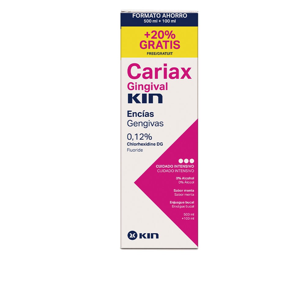Kin CARIAX GINGIVAL enjuague bucal 500 ml 100 ml Unisex
