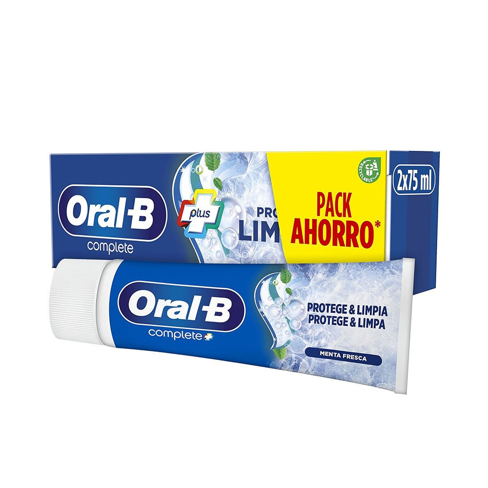 Oralb COMPLETE DENTIFRICO ENJUAGE BLANQUEANTE LOTE 2 x 75 ml Unisex
