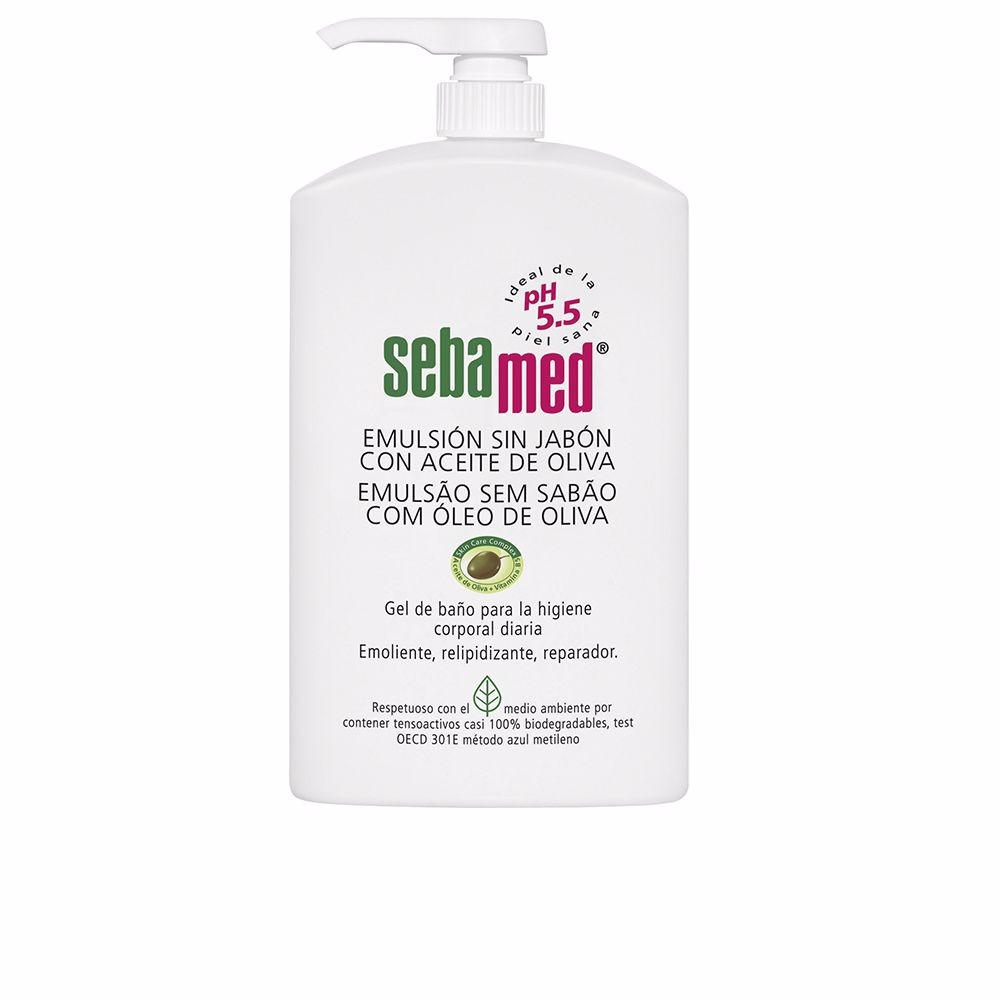 Sebamed EMULSIN SIN JABN gel de bao con aceite de oliva 1000ml unisex